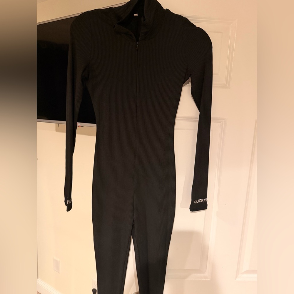 Amazon Black Long Sleeve Jumpsuit